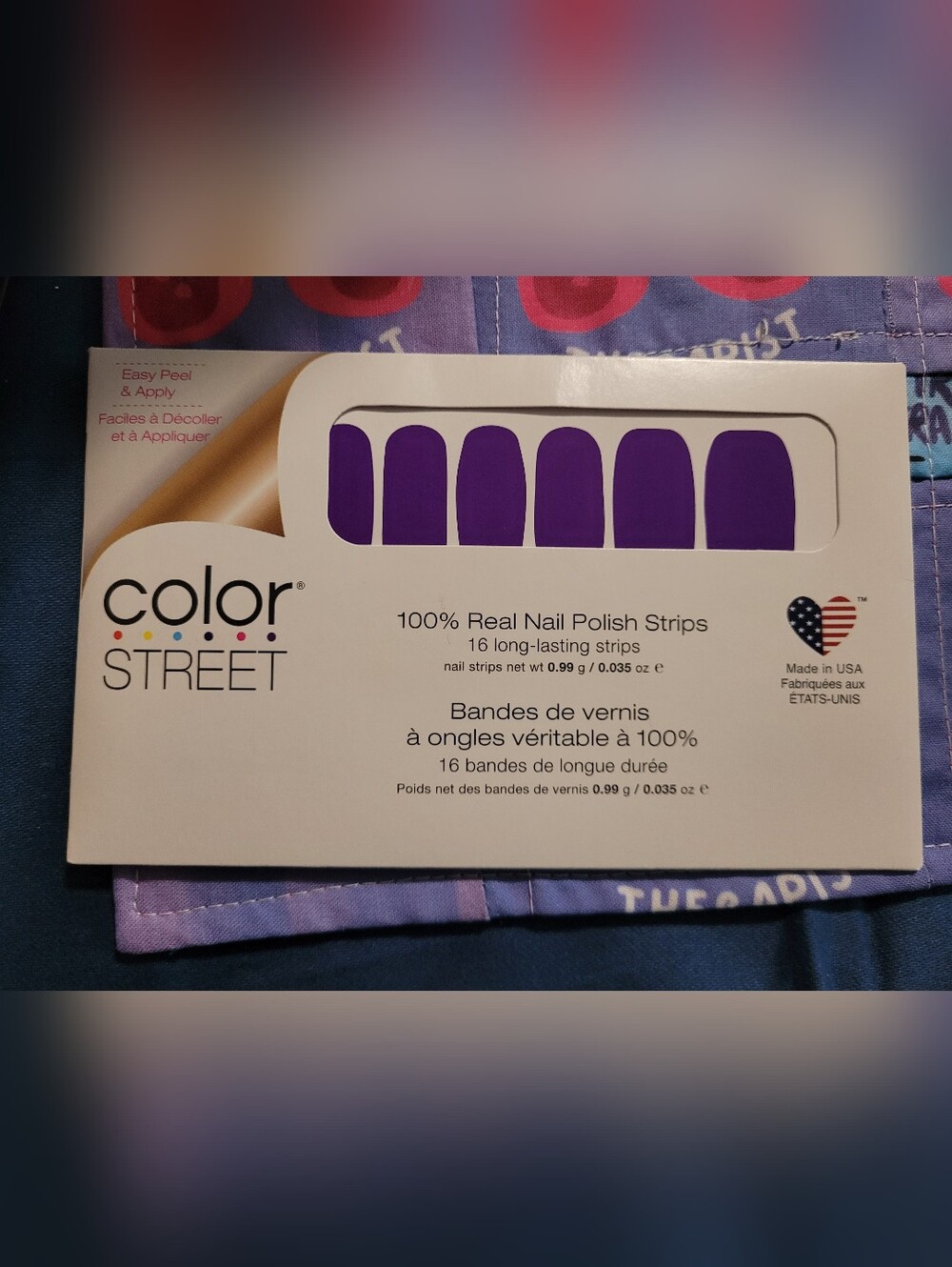 Color Street Bold Violet Nail Polish Strips